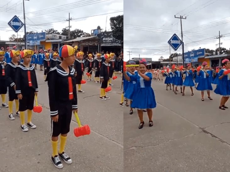 Controversia en Jáltipan por desfile de 20 de noviembre con atuendo de  el Chavo del 8 (+Video)