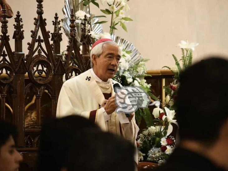 Arzobispo de Xalapa llama a la reconciliación ante cercanía de la Navidad