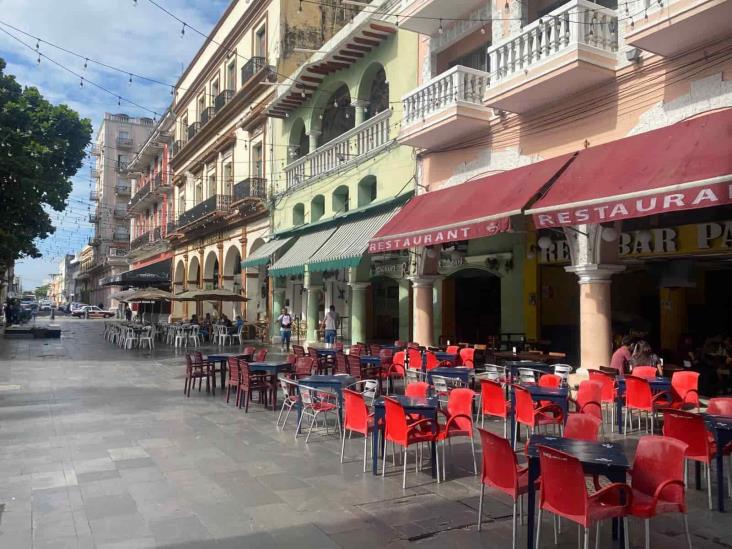 Mundial de Qatar 2022 y restaurantes vacíos en el centro de Veracruz