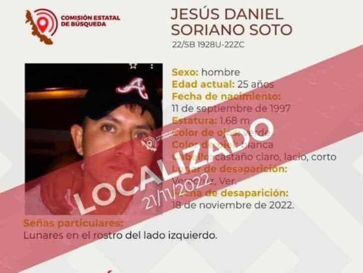 Localizan a Jesús Daniel tras 4 días desaparecido en calles de Veracruz
