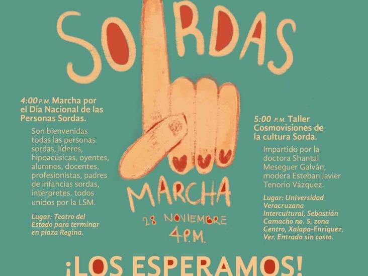 Convocan a marcha por Día Nacional de Personas Sordas en Xalapa