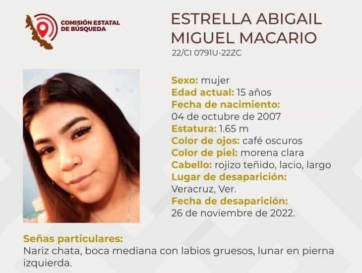 Buscan a Estrella Abigail, a sus 15 años se encuentra desaparecida en Veracruz