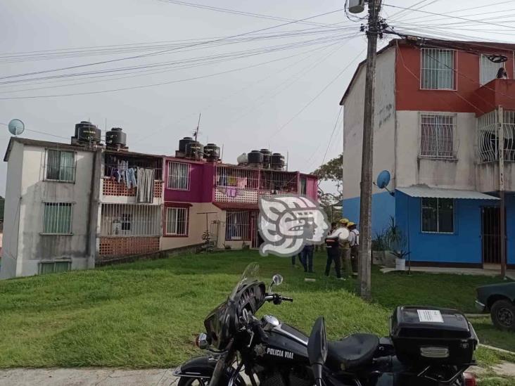 Se registra flamazo por fuga de gas en Unidad Habitacional Nuevo Xalapa