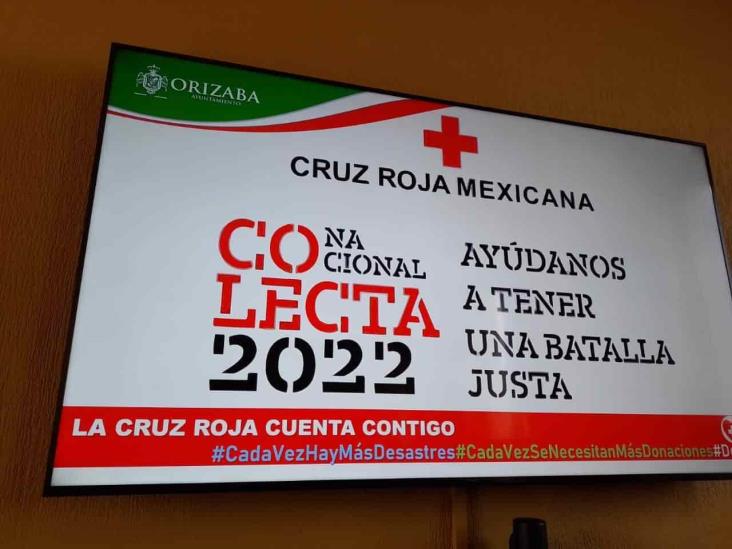 Inicia Colecta de la Cruz Roja en Orizaba tras años de suspensión por pandemia