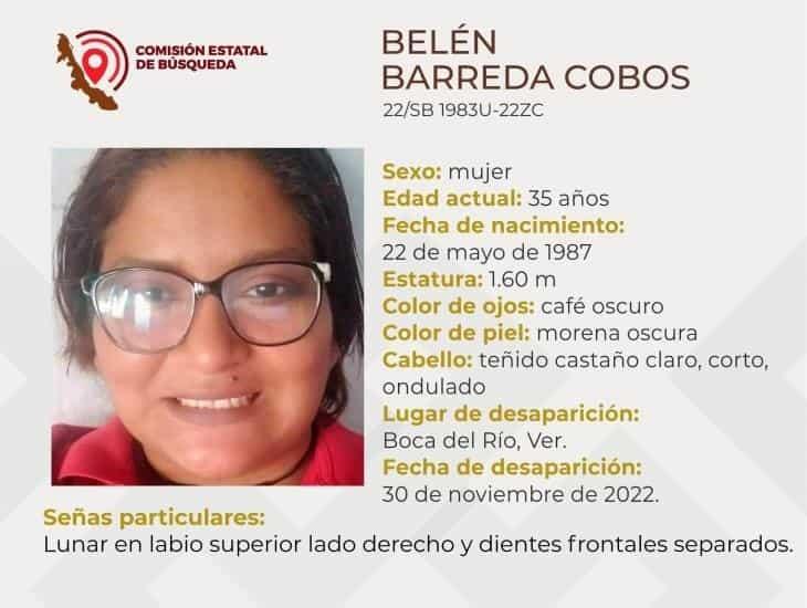Desaparece mujer en Boca del Río, piden ayuda para localizarla