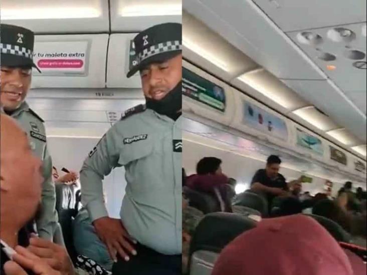 ¡Otra de Viva Aerobús! Intentan bajar a pasajero por no documentar maleta de mano(+Video)