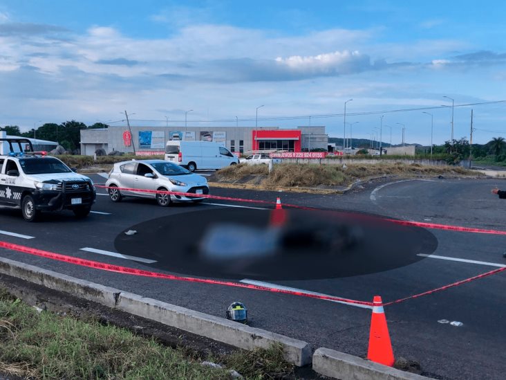 Motociclista pierde la vida sobre la carretera Veracruz-Cardel(+Video)