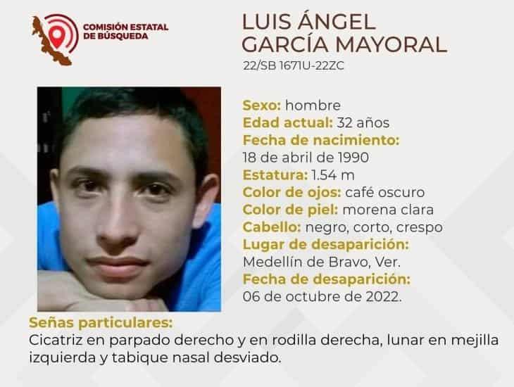 Luis Ángel desapareció hace 3 meses en Medellín de Bravo; su familia lo espera