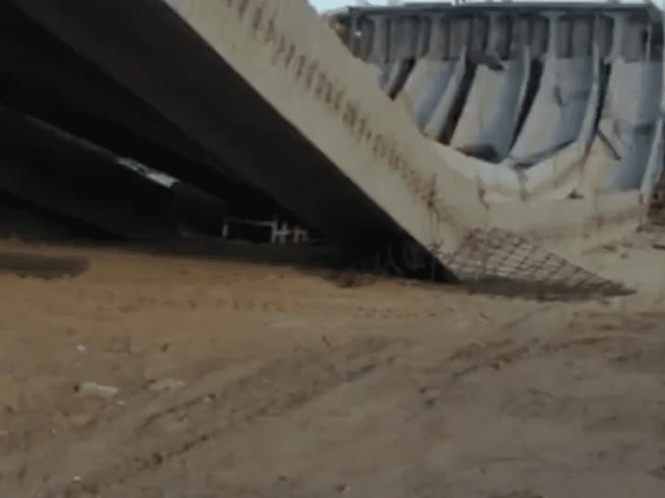 Se desploma puente El Quelite en Sinaloa (+Video)