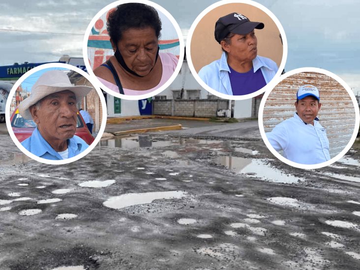 Baches e inseguridad, principales quejas de vecinos en Veracruz