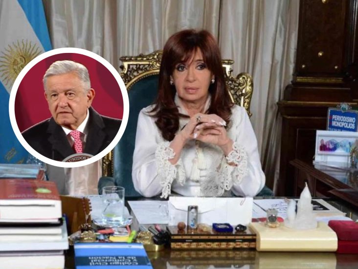 AMLO se solidariza con la vicepresidenta de Argentina, tras condena de 6 años