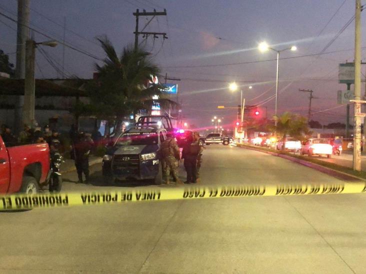 Fuerte movilización policiaca por balacera en Veracruz; una menor herida (+Video)