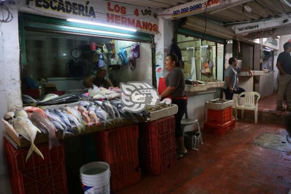 Esperan repunte de ventas en Mercado de Mariscos de Coatza