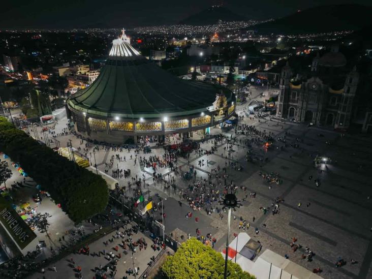 Llegan más de 777 mil peregrinos a la Basílica de Guadalupe en la CDMX