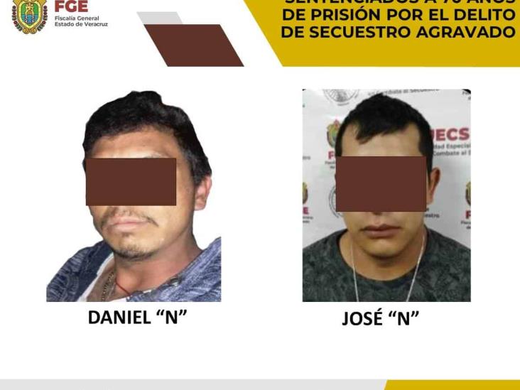 Sentencian a 70 años de prisión a dos secuestradores en Perote