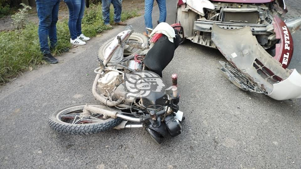 Reportan fuerte choque sobre la carretera Amozoc-Nautla