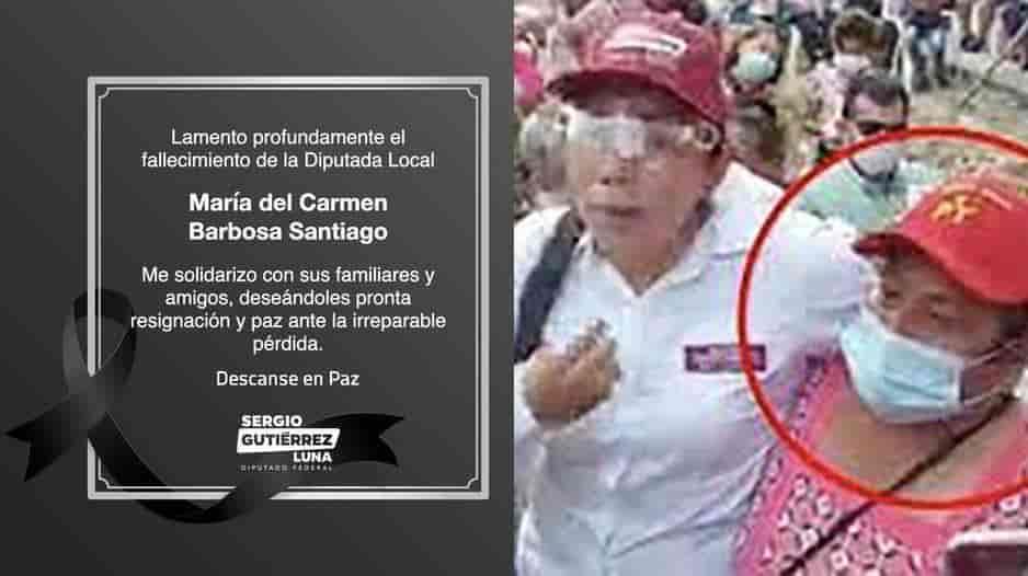 Fallece María del Carmen Barbosa, diputada suplente por Minatitlán