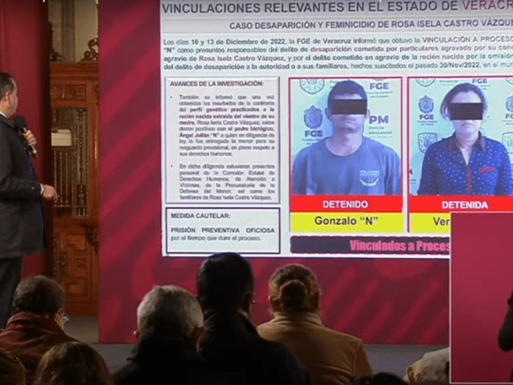 En la Mañanera, destacan vinculación a proceso de presuntos feminicidas de Rosa Isela en Veracruz