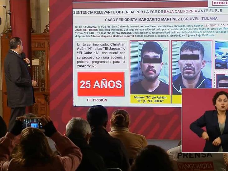 Destaca SSPC sentencia contra asesinos del periodista Margarito Martínez