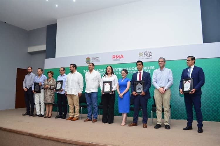Entrega PMA certificado verde a 23 empresas veracruzanas