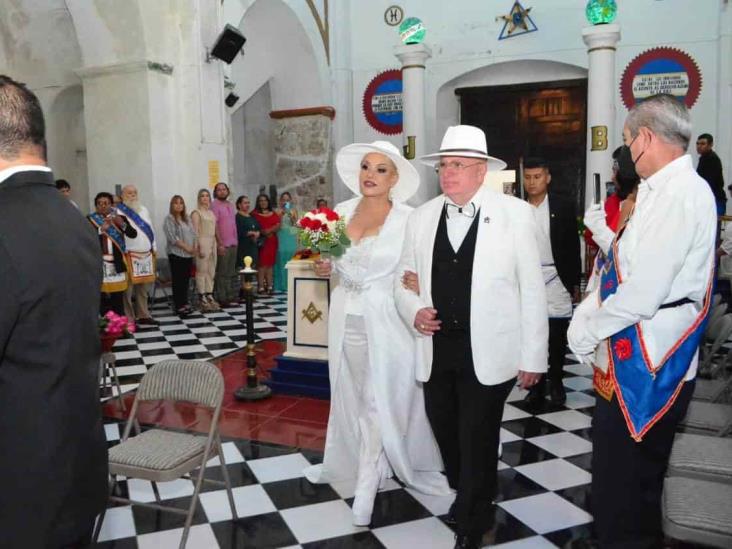 Vienen de Miami a casarse en Logia Masónica de Veracruz(+Video)