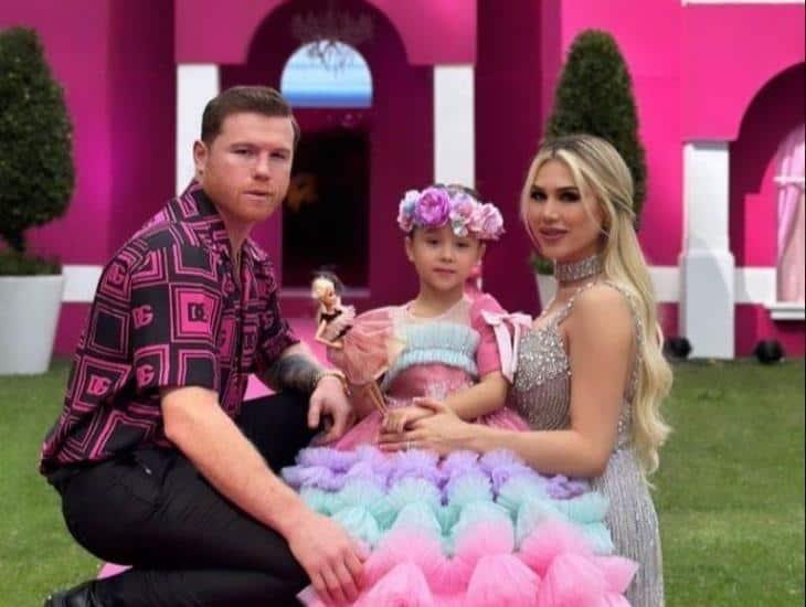 Canelo celebró a su hija menor al estilo de Barbie