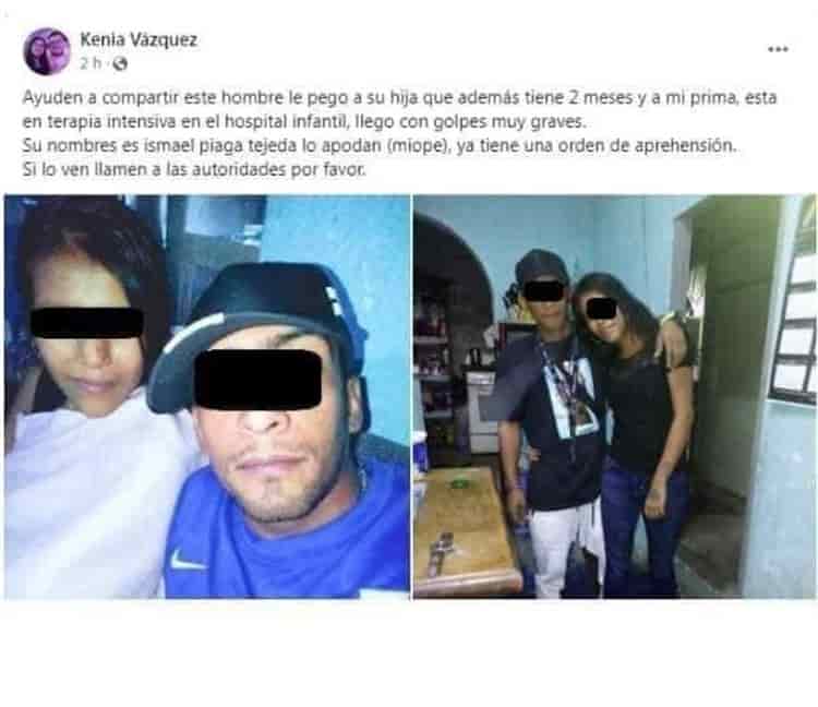 ¿Dónde está Ismael? Cobarde sujeto que dejó a su bebé al borde de la muerte en Veracruz