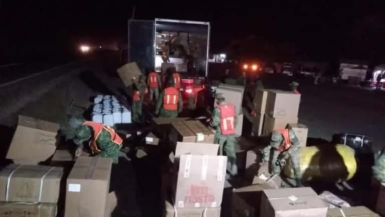 Más de 6 toneladas; queman drogas en territorio del Cártel de Sinaloa