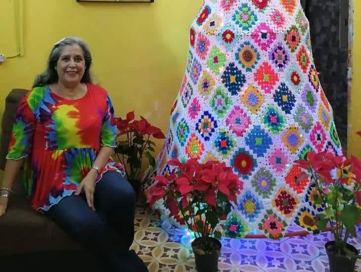 Eva María Fouché comparte el placer de tejer