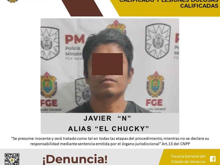 FGE; vinculo a proceso a El Chuky, detenido en Coacotla, por homicidio y lesiones dolosas
