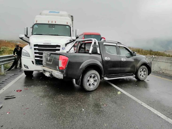 ¡Colapsa autopista Puebla-Veracruz! Se registran cuatro accidentes automovilísticos (+Video)