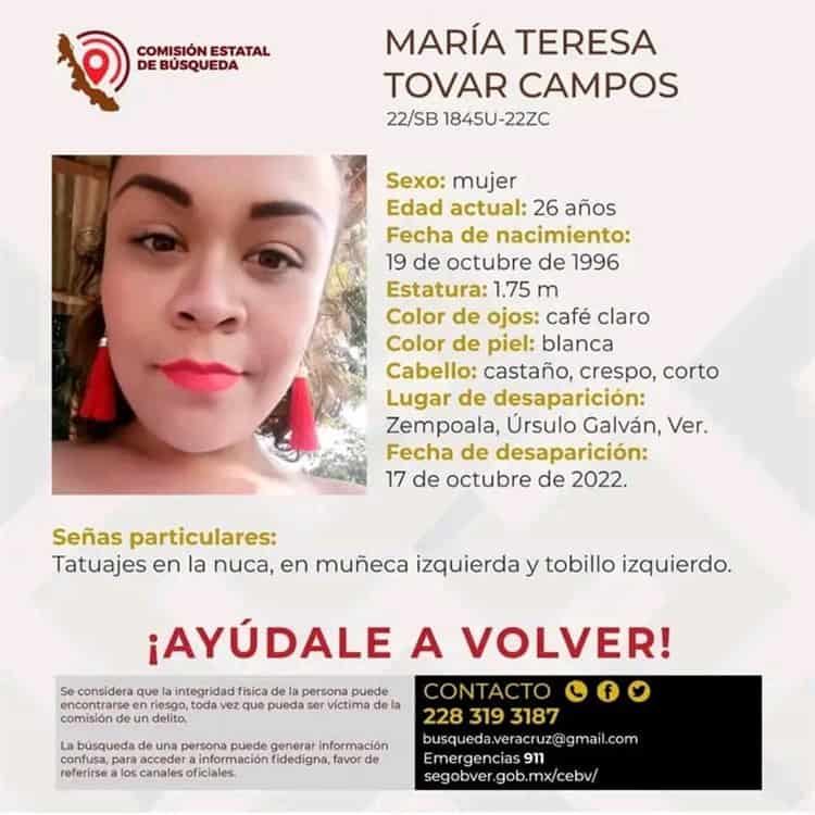 En Zempoala, siguen buscando a María Teresa; lleva 2 meses desaparecida