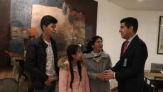 Familia del expresidente de Perú llega a México