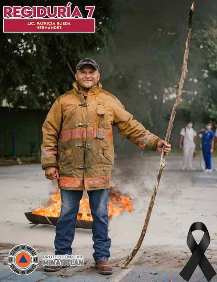Que descanse en paz; fallece bombero de Minatitlán