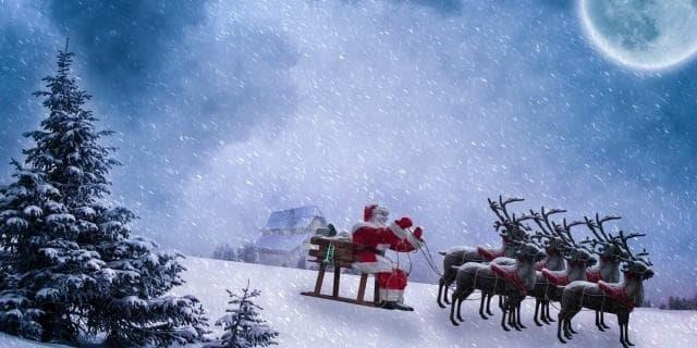 ¡Ya viene Santa! Esta es la ruta que está recorriendo Papá Noel con sus renos