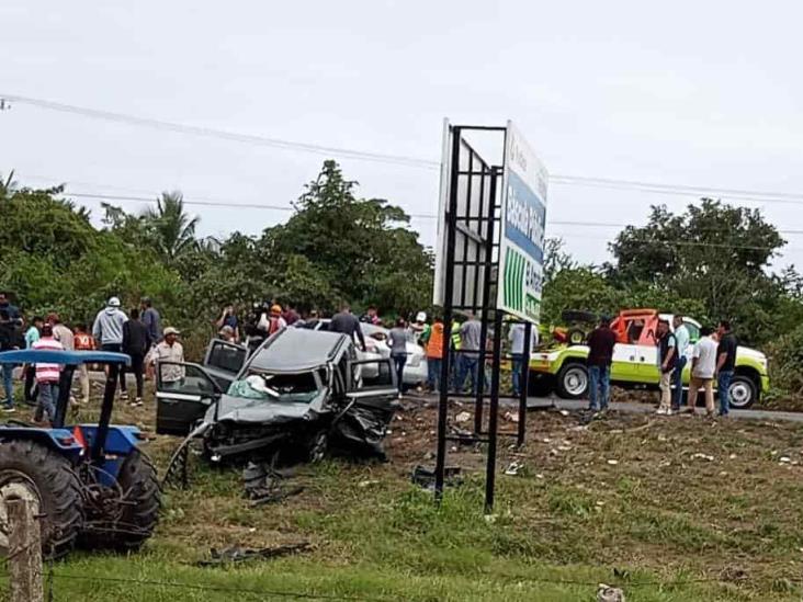 Accidente deja 8 lesionados en carretera La Tinaja - Ciudad Alemán