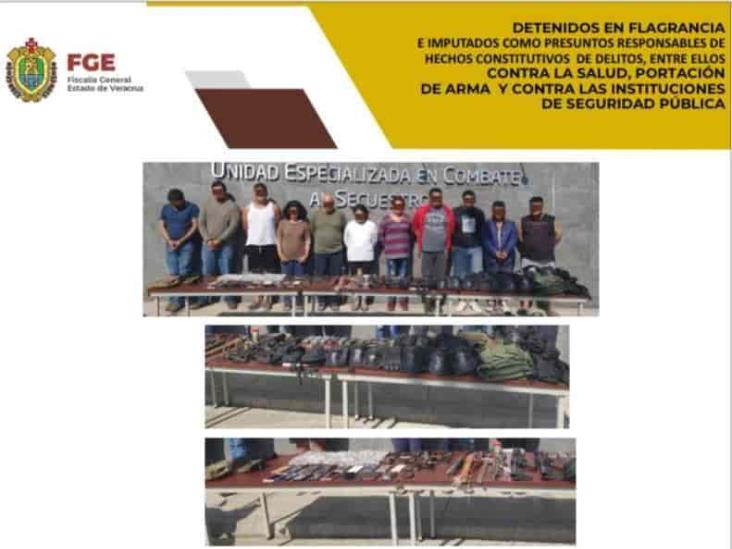 Dan prisión preventiva a presuntos integrantes de cédula delictiva en Lerdo de Tejada