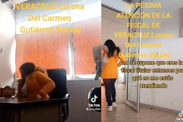Fiscal de Veracruz fue exhibida por no querer levantar denuncia (+Video)