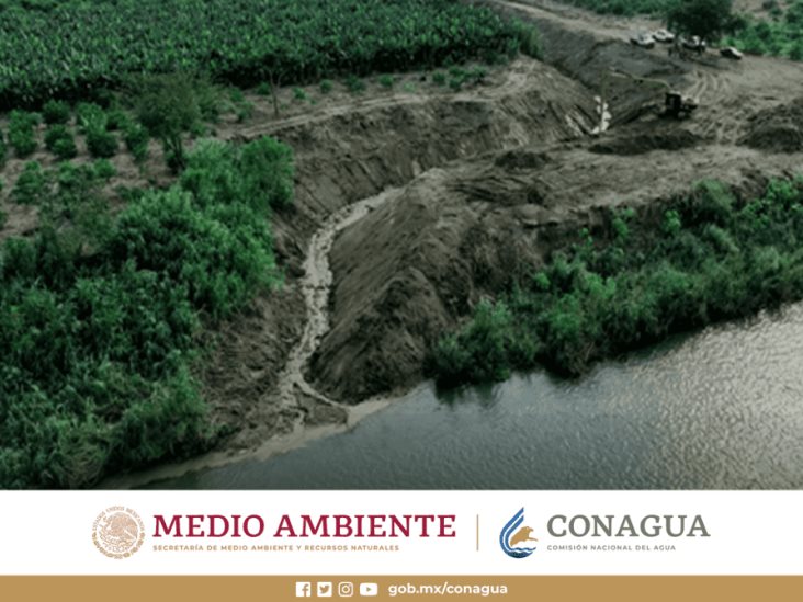 En 2022, recupera Conagua más de 144 millones de metros cúbicos de agua en Veracruz