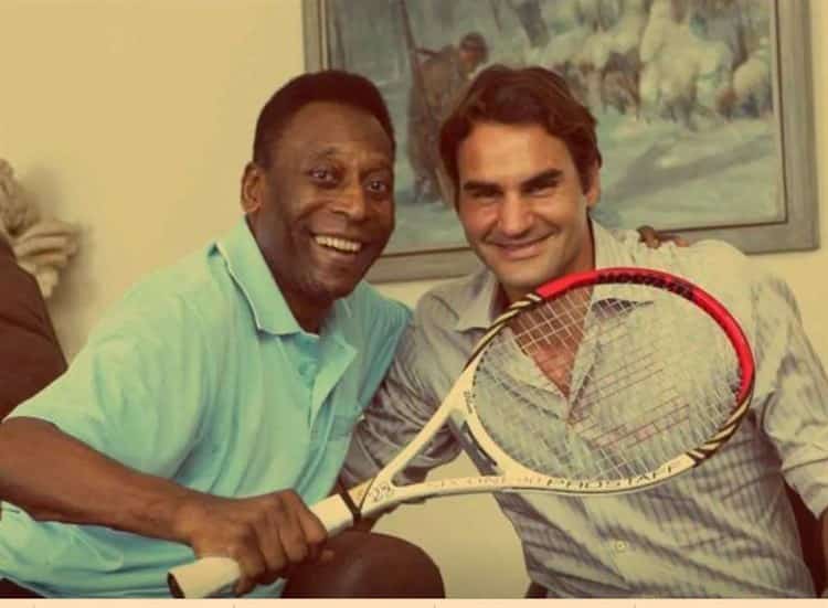 De leyenda a leyenda, Federer recuerda a Pelé