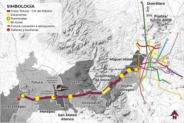 Tren Interurbano México-Toluca podría iniciar actividades en diciembre de 2023