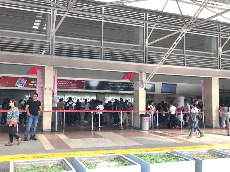 Aumenta afluencia en terminal de autobuses de Veracruz por fin de año (+video)