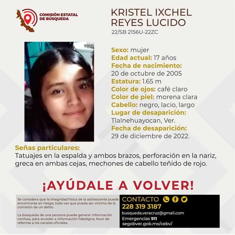 Reportan desaparición de menor en Tlalnelhuayocan