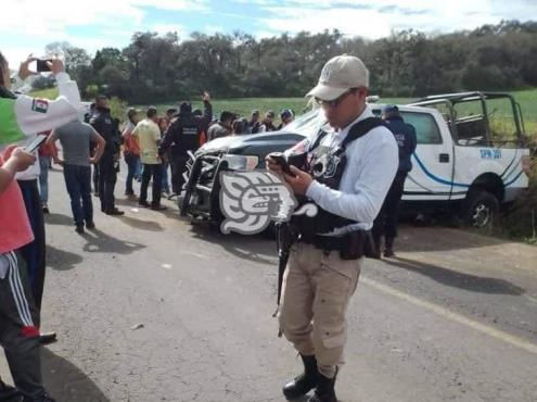 Un policía fallecido, saldo de accidente en la Misantla-Xalapa