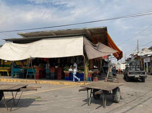 Mercado Malibrán de Veracruz, con baja afluencia en víspera de Año Nuevo