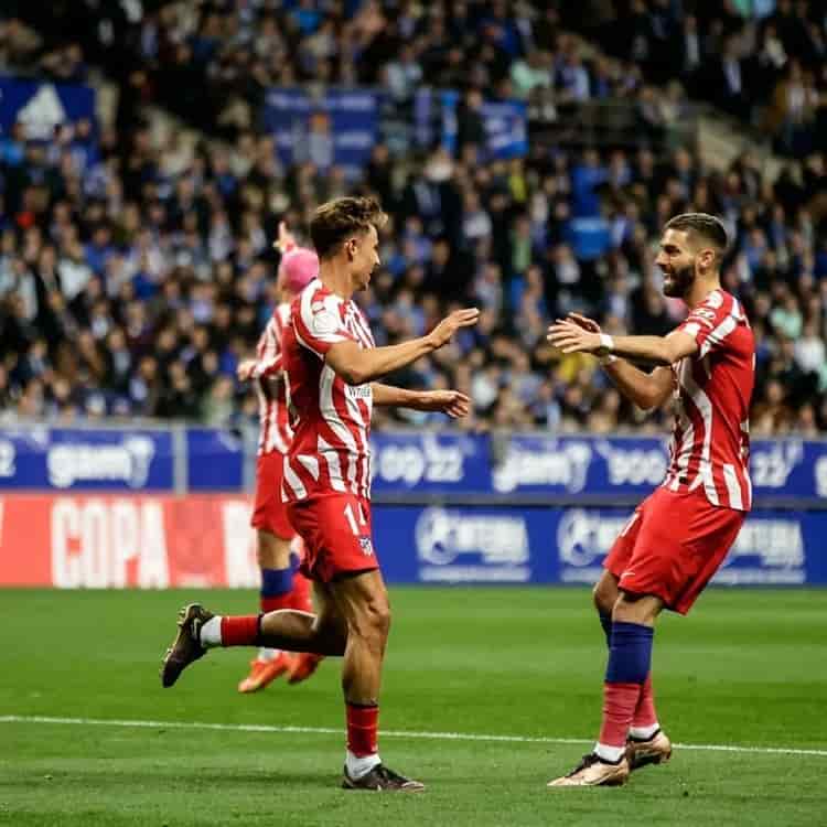 Avanza Atlético de Madrid en la Copa del Rey