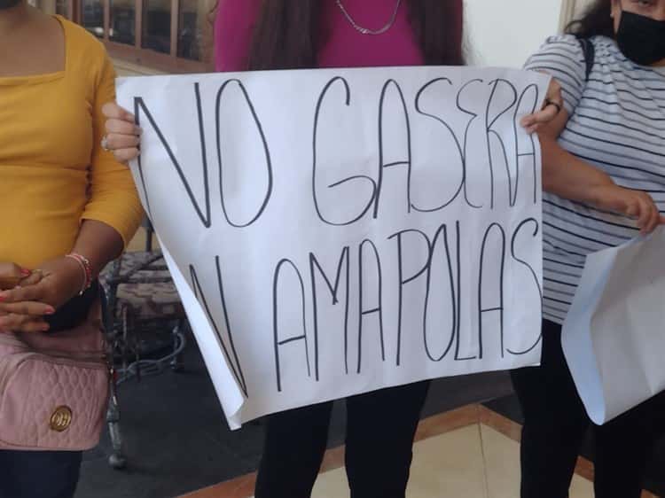 Se manifiestan vecinos de Las Amapolas contra introducción del gas natural