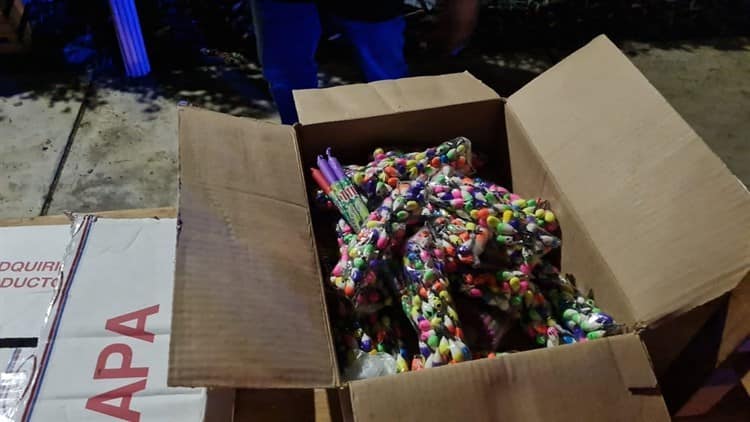 Van 200 kilos de pirotecnia decomisada en el puerto de Veracruz