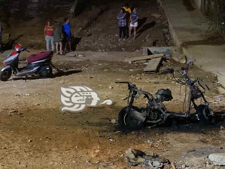 Ataques con bombas molotov, nueva moda en Acayucan