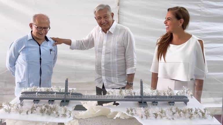 Puente atirantado Tulum-Cancún protegerá ambiente y sitios arqueológicos: AMLO